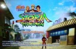 Naruto Shippuden: Ultimate Ninja Storm Revolution Title Screen